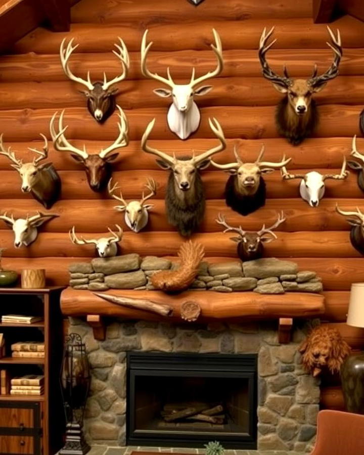 Mounted Antlers or Faux Animal Heads