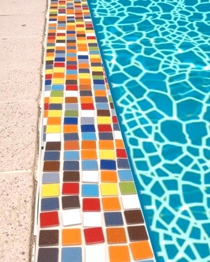 Multi Colored Mosaic Tiles