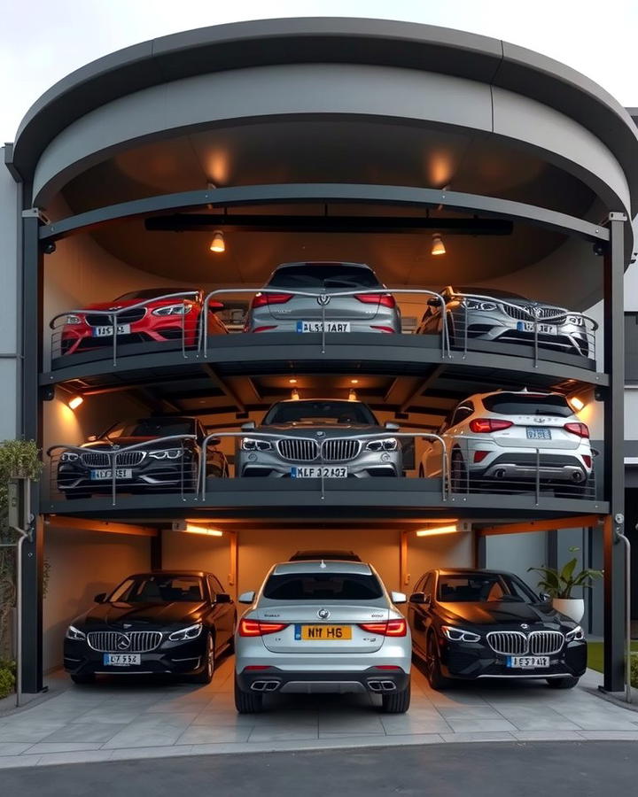 Multi Level Car Porch