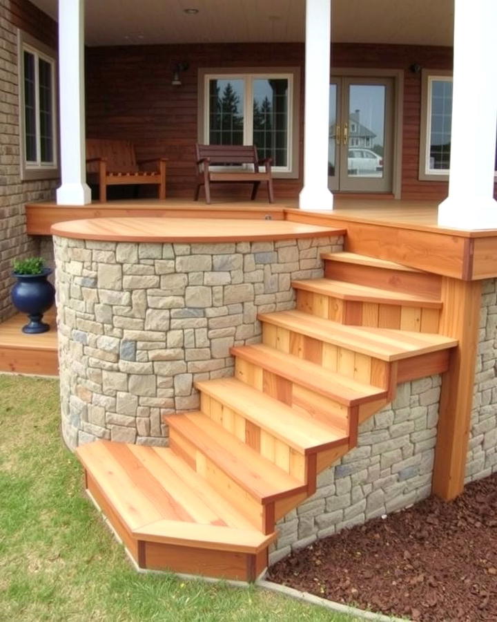 Multi Level Deck Steps for Dynamic Spaces