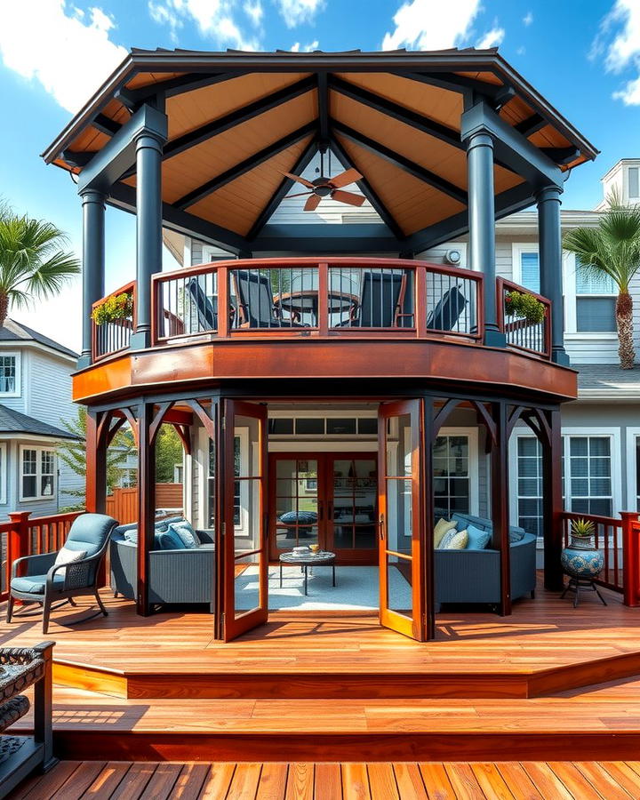 Multi Level Gazebo Design