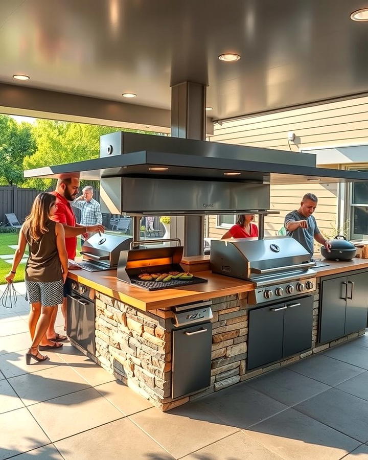 Multi Level Grill Station