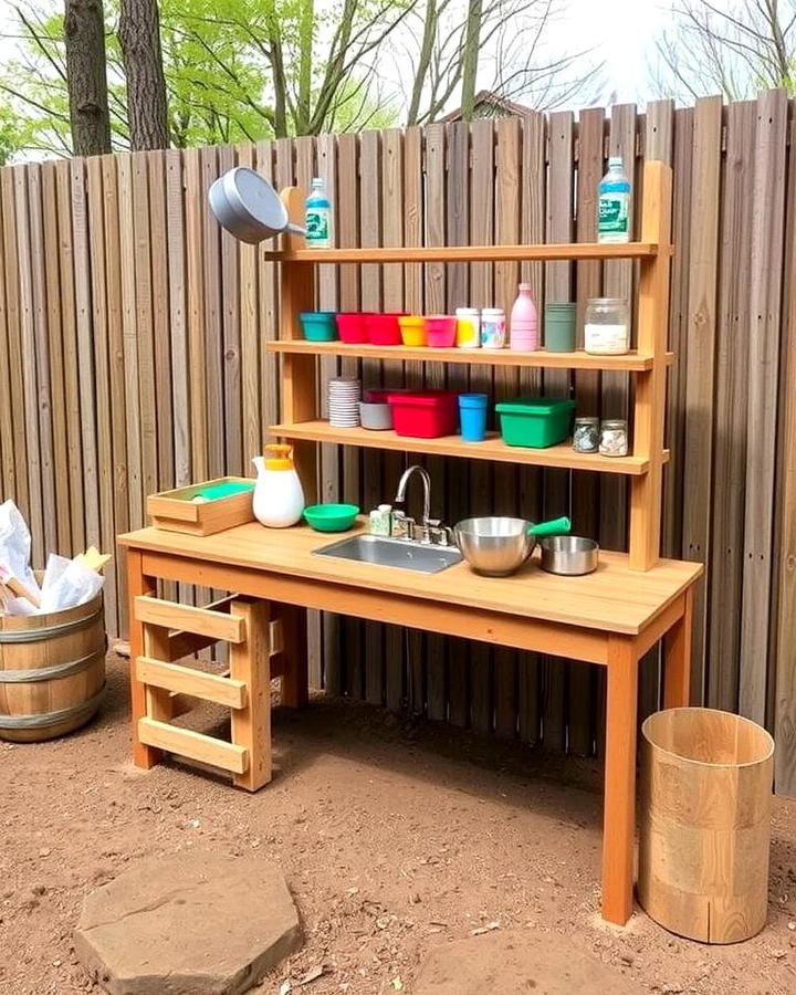 Multi Level Mud Kitchen