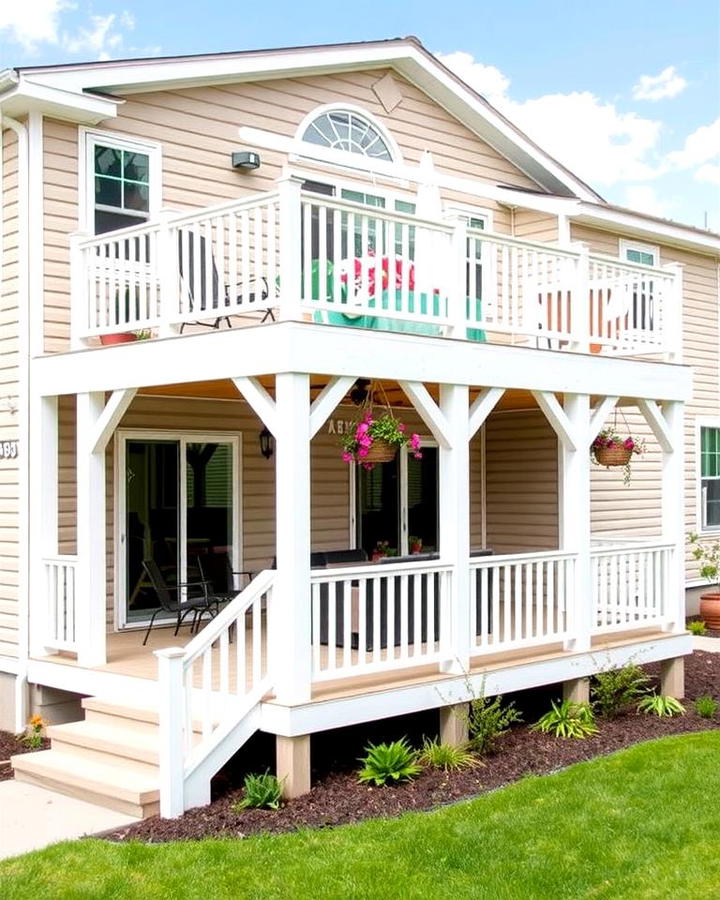 Multi Level Porch for Versatility