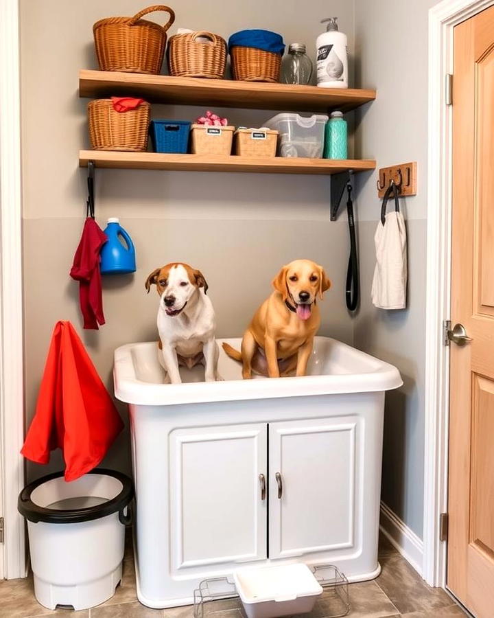 Multi Purpose Utility Room Dog Wash Station