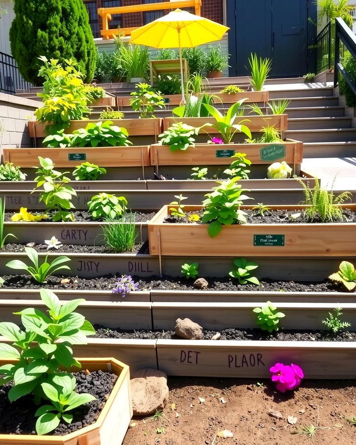 Multi Tiered Garden Beds