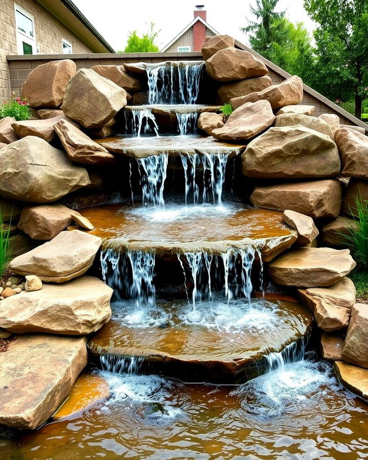 Multi Tiered Waterfall for Dramatic Effect