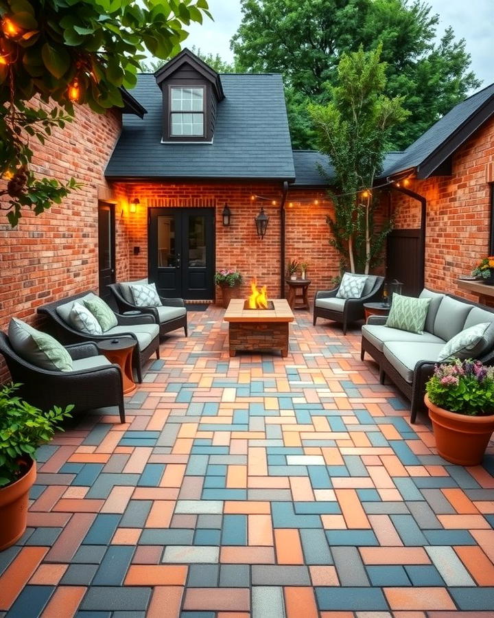 Multi Toned Brick Layout