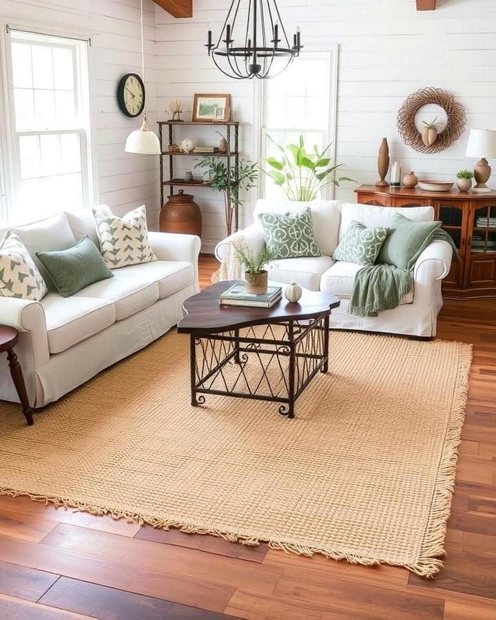 Natural Fiber Rugs for Organic Texture