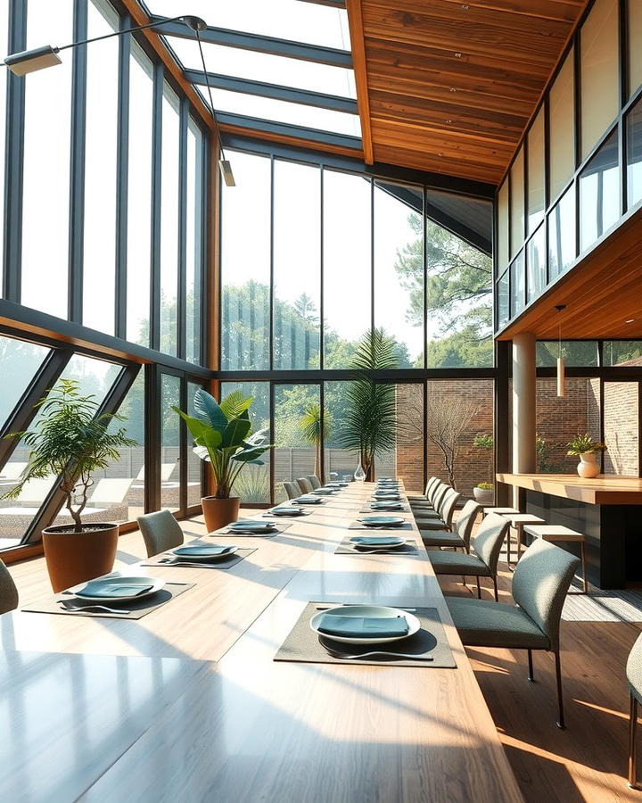 Natural Lighting with Large Windows