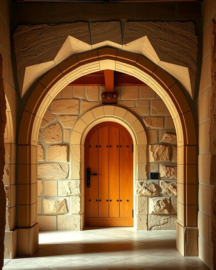 Natural Stone Archways Around Doors