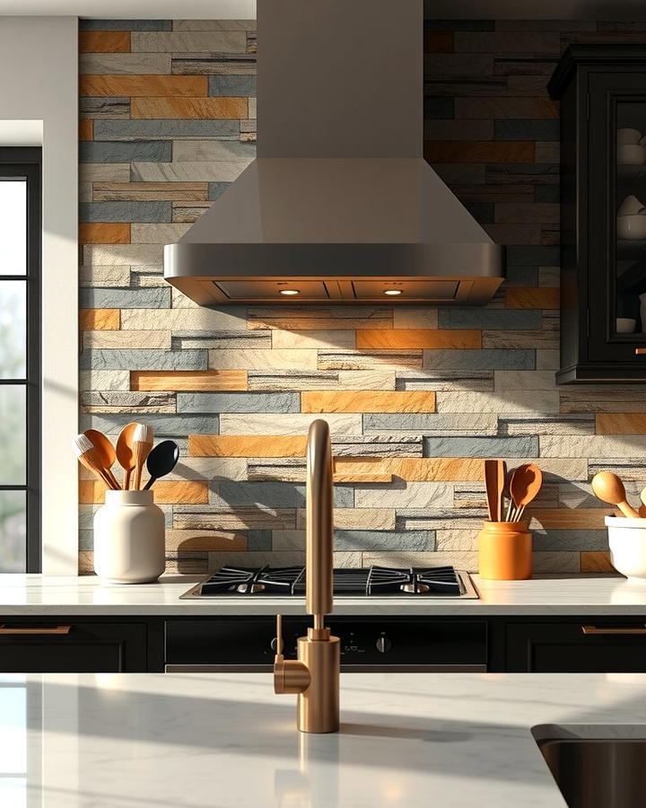 Natural Stone Backsplash