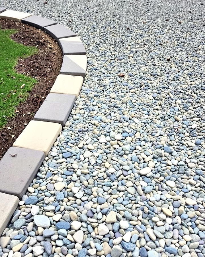 Natural Stone Borders Driveway