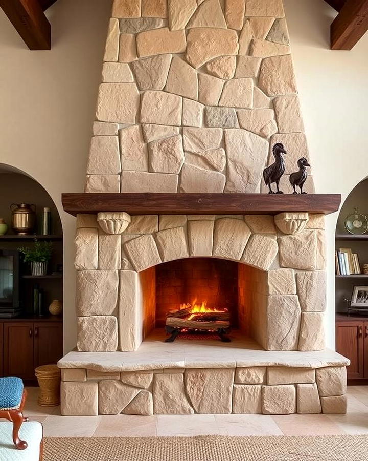 Natural Stone Fireplaces