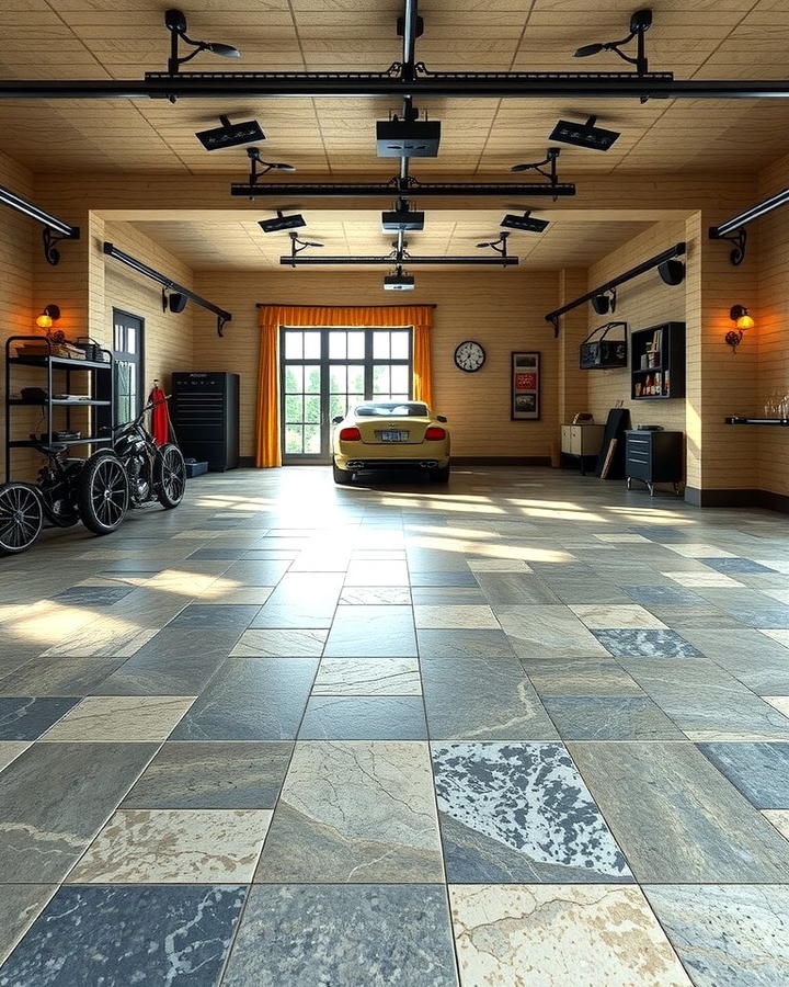 Natural Stone Garage Floors