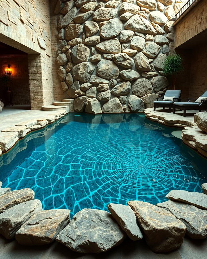 Natural Stone Lagoon Pool