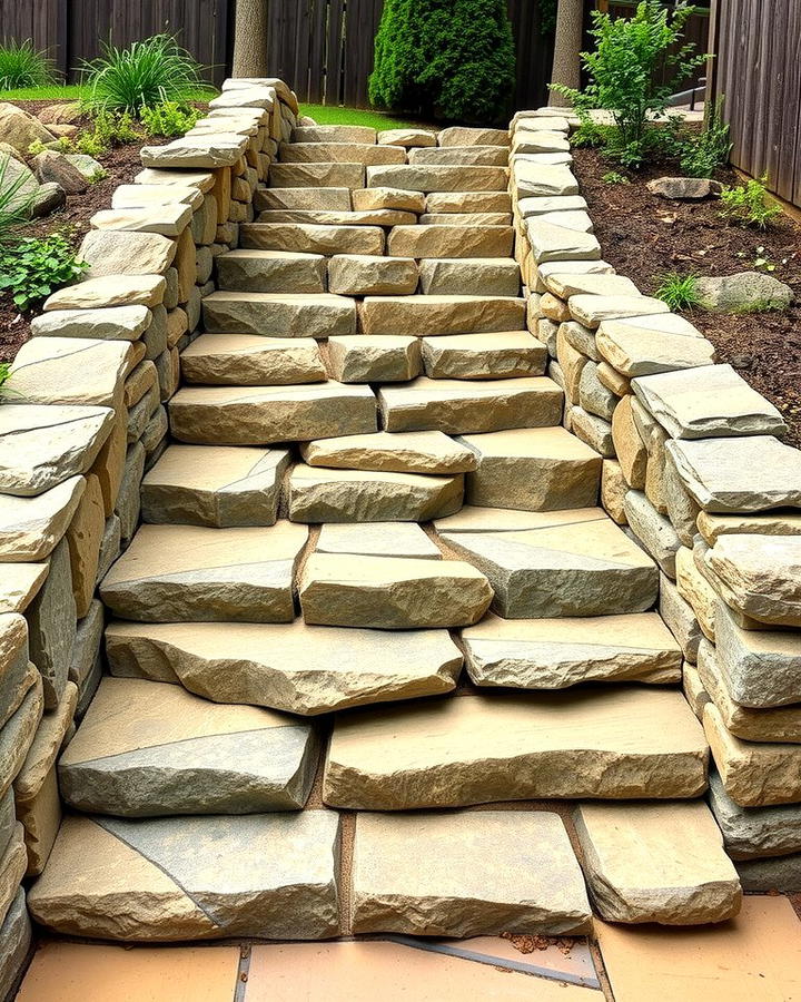 Natural Stone Staircase