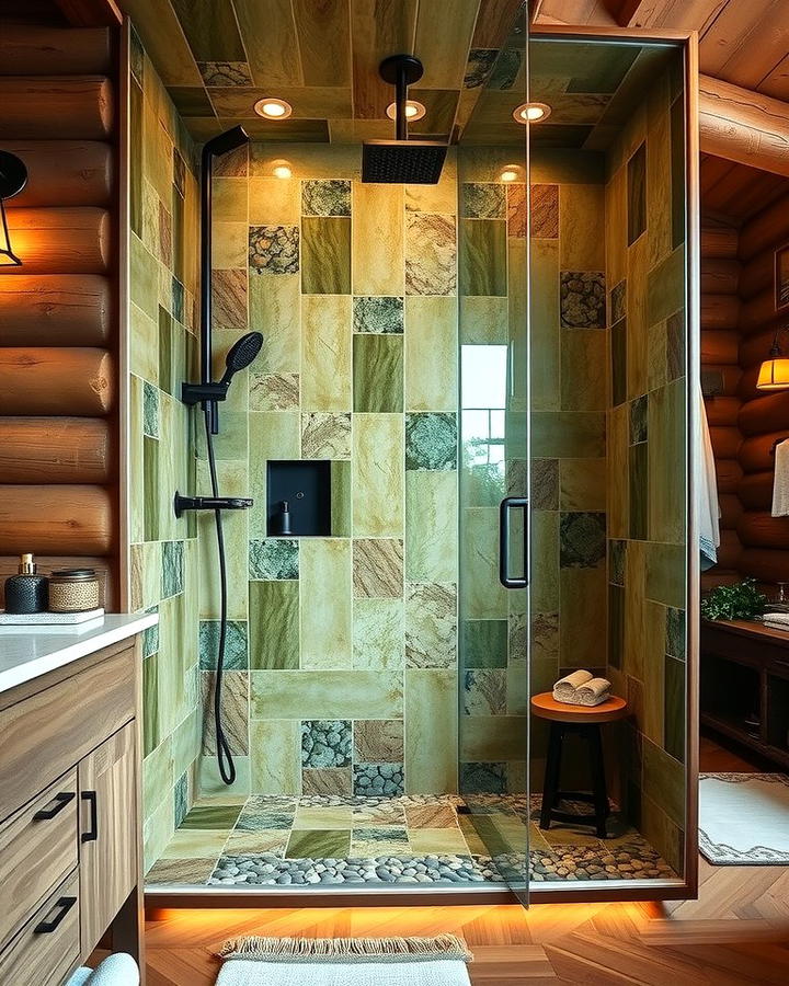 Nature Inspired Shower Tiles