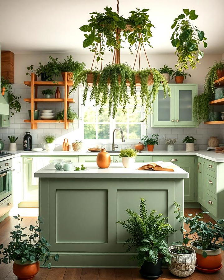 Nature Inspired with Greenery Accents