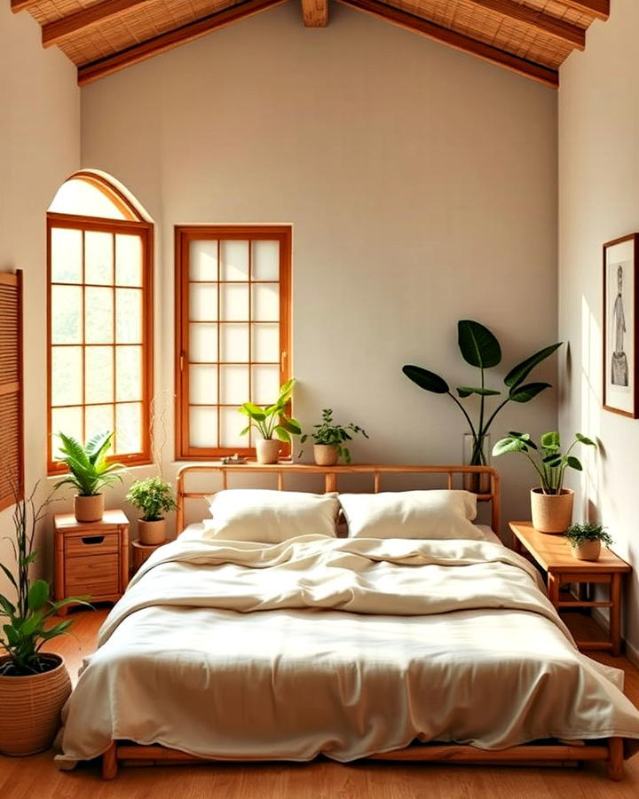 Nature inspired Zen Retreat Bedroom