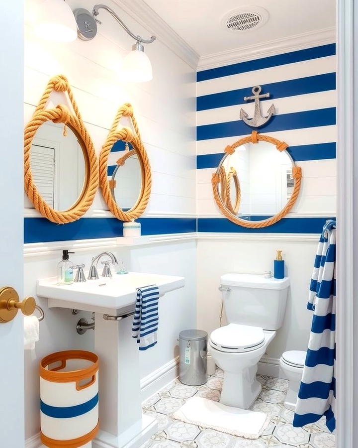 Nautical Themed Bathroom