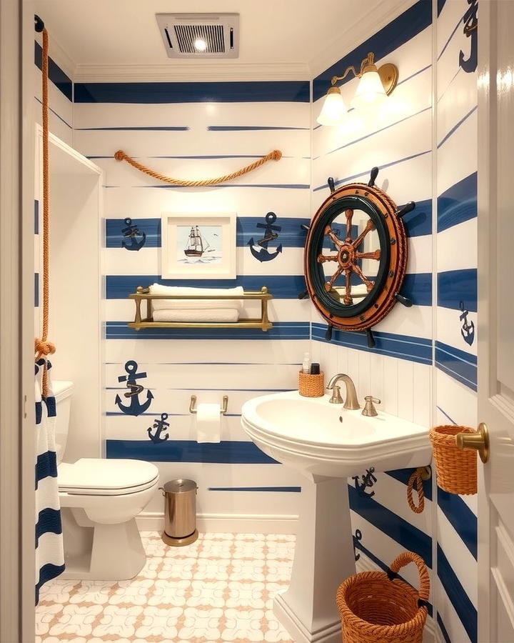 Nautical Themed Bathroom 2