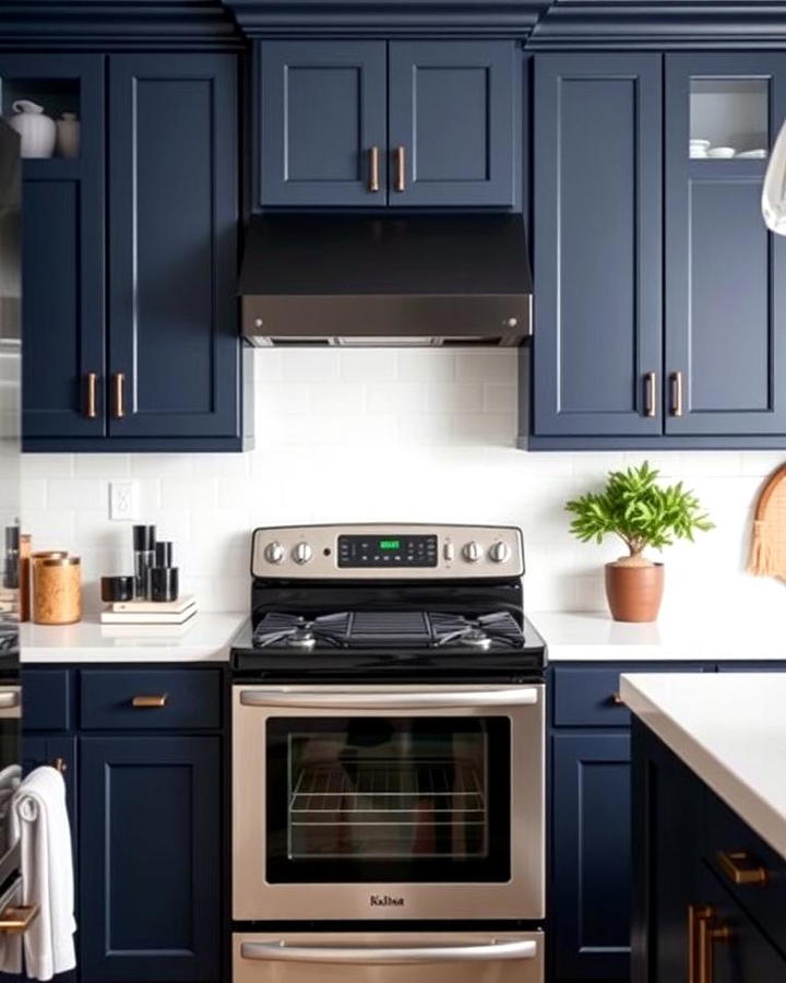 Navy Blue Cabinets