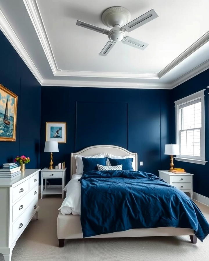 Navy Blue and White for Timeless Charm