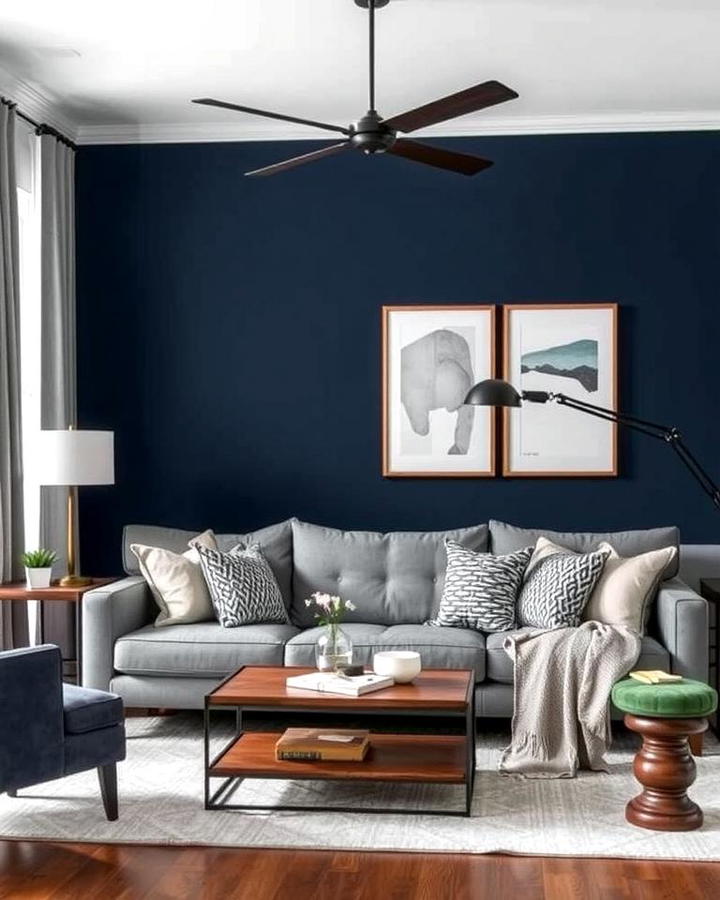 Navy and Gray Palette