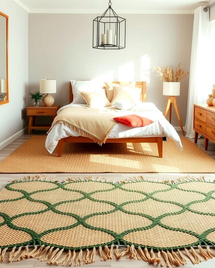 Neutral Green and Brown Rugs