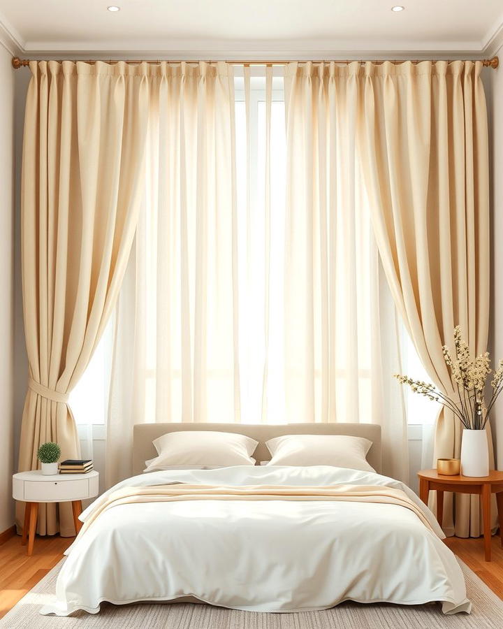 Neutral Toned Curtains for Timeless Elegance