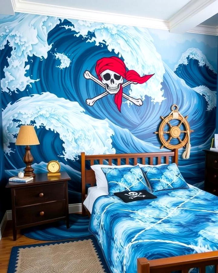 Ocean Wave Murals