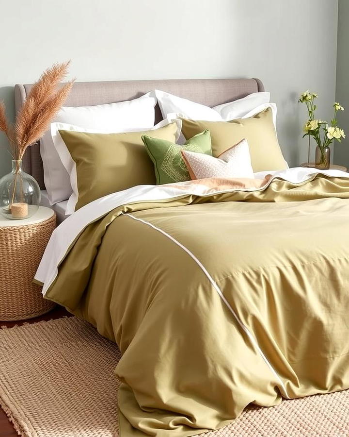 Olive Green Bedding