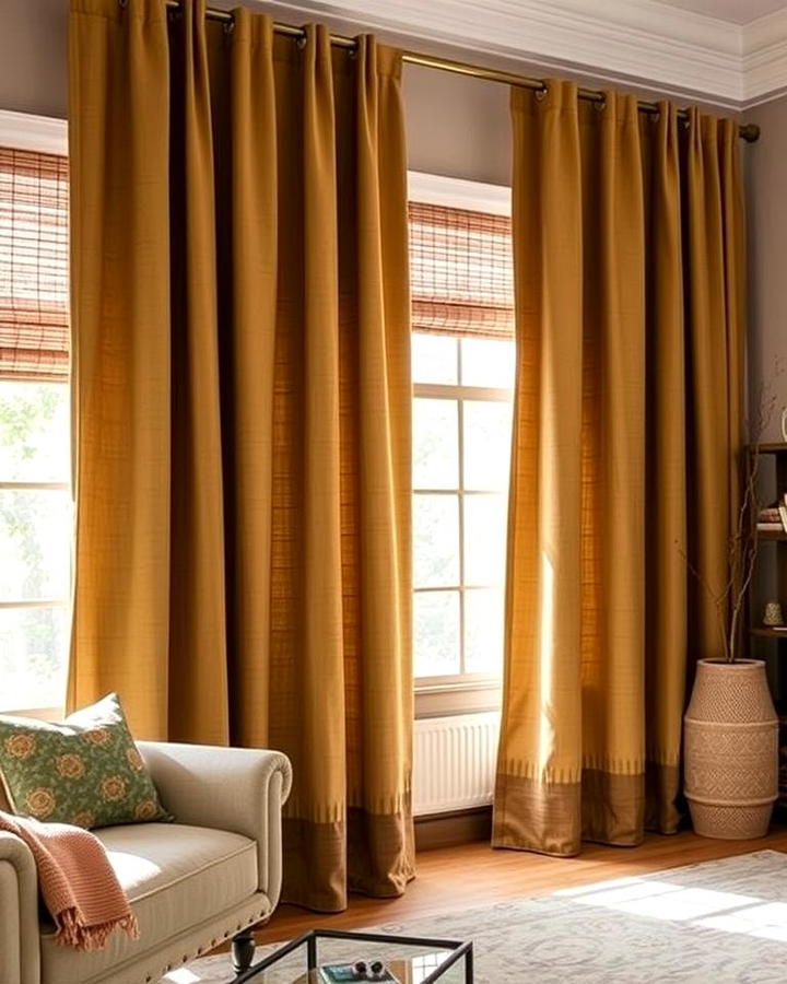 Olive Green Curtains