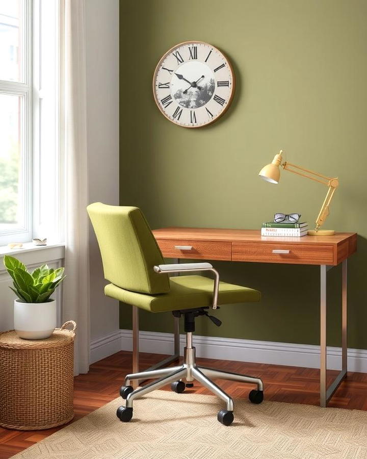 Olive Green Desk Chair