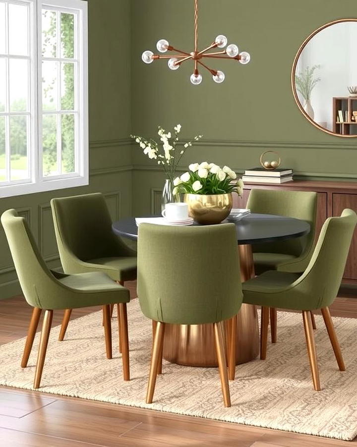 Olive Green Dining Chairs