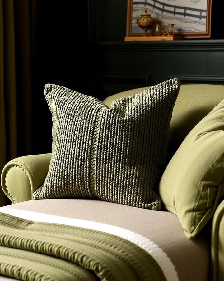 Olive Green Throw Pillows