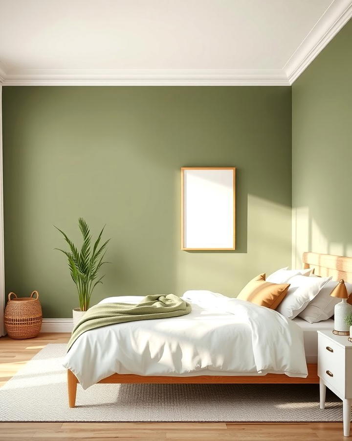 Olive Green and White for Timeless Freshness