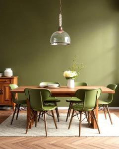 20 Olive Green Accent Wall Ideas for a Bold Statement
