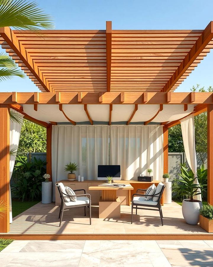 Open Air Pergola Office