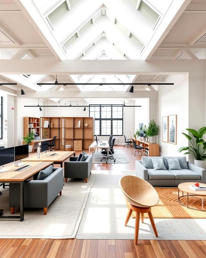 Open Concept Loft Office