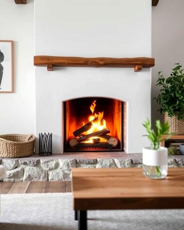 Open Fireplace for Rustic Charm