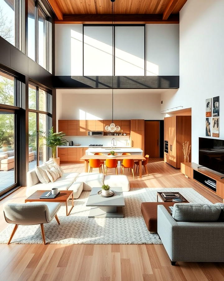 Open Floor Concept Bauhaus Interior