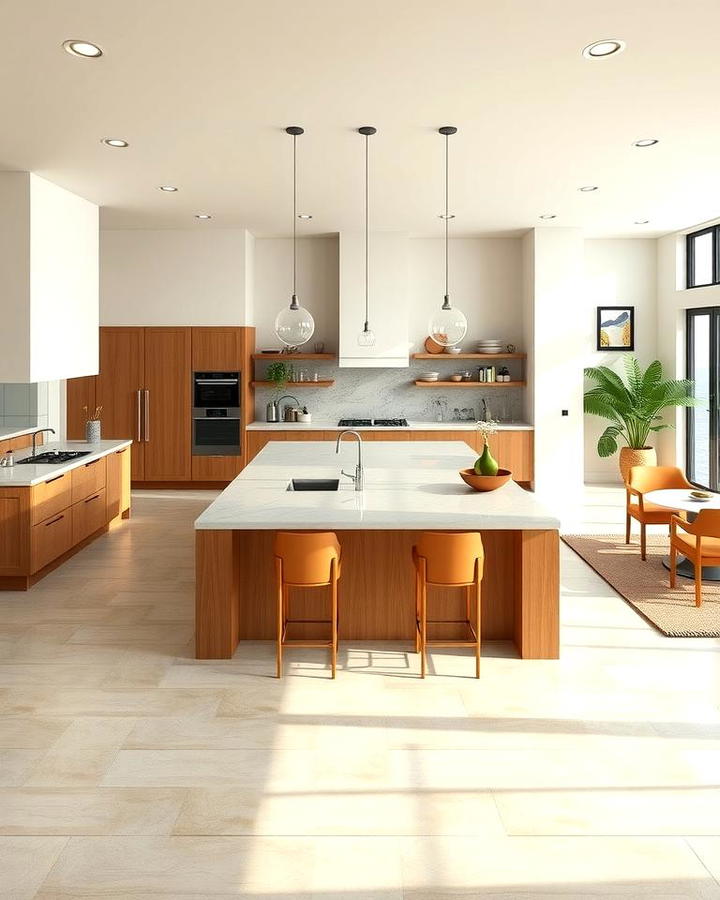 Open Plan Italian Kitchens