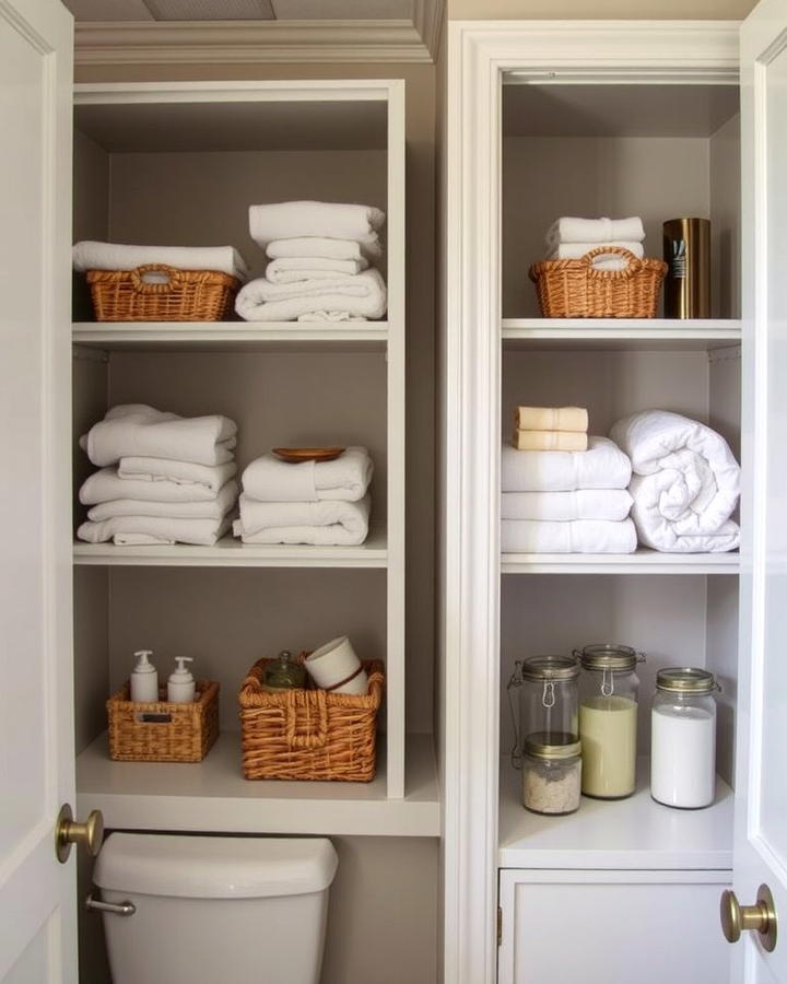 Open Shelving Closet