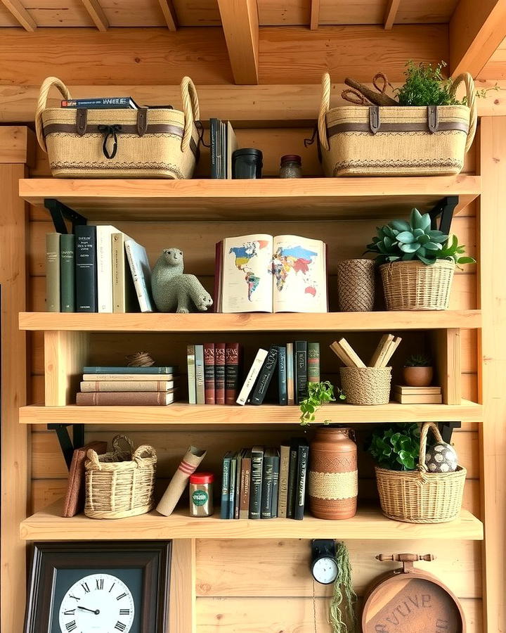 Open Shelving for Display