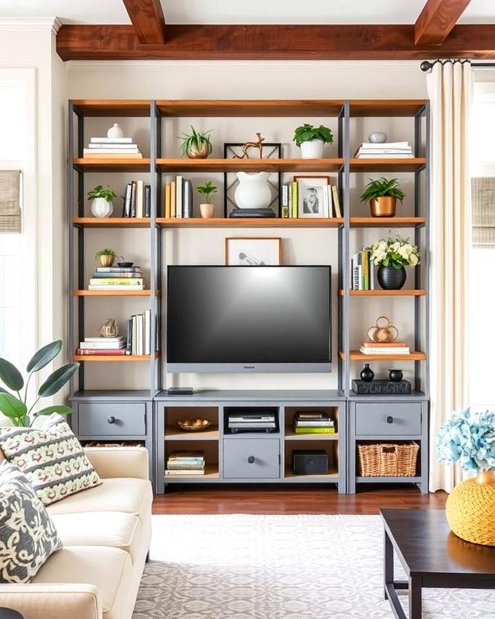 Open Shelving for Display and Storage