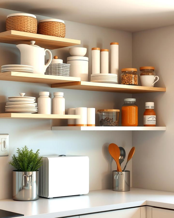 Open Shelving for Easy Access