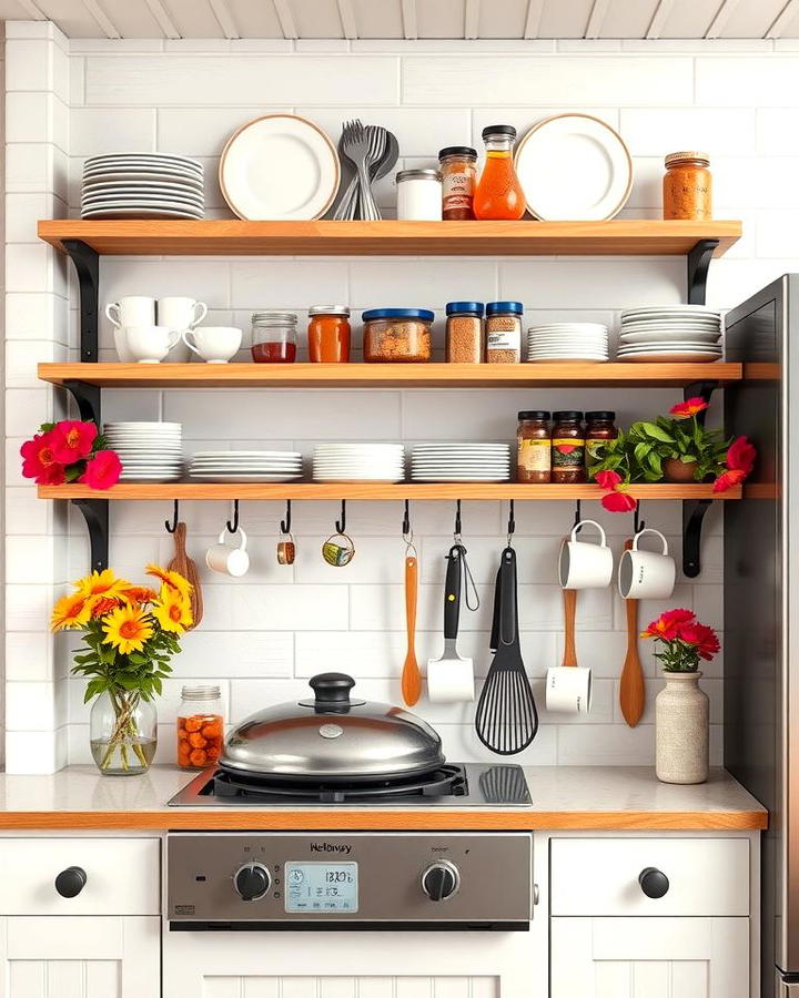 Open Shelving for Easy Access