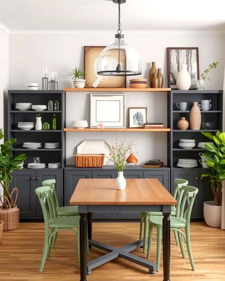 Open Shelving for Practical Style